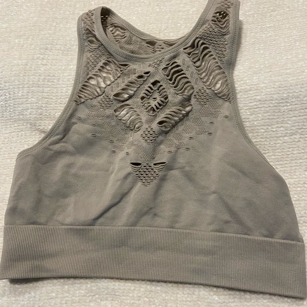 High neck bralette